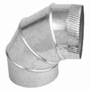 4" 30GA #302 90* ELBOW TURNED